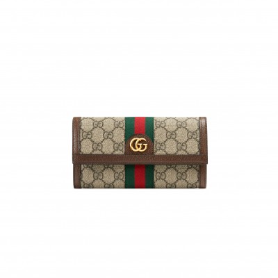 GUCCI OPHIDIA CONTINENTAL WALLET 523153 (19*10*3.5cm)